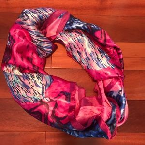 Scarf- beautiful watercolors with sunburst, square